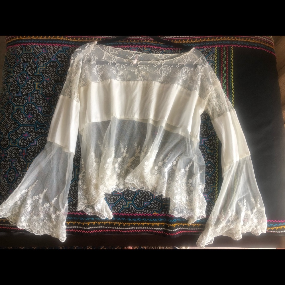 Free People Sheer Top